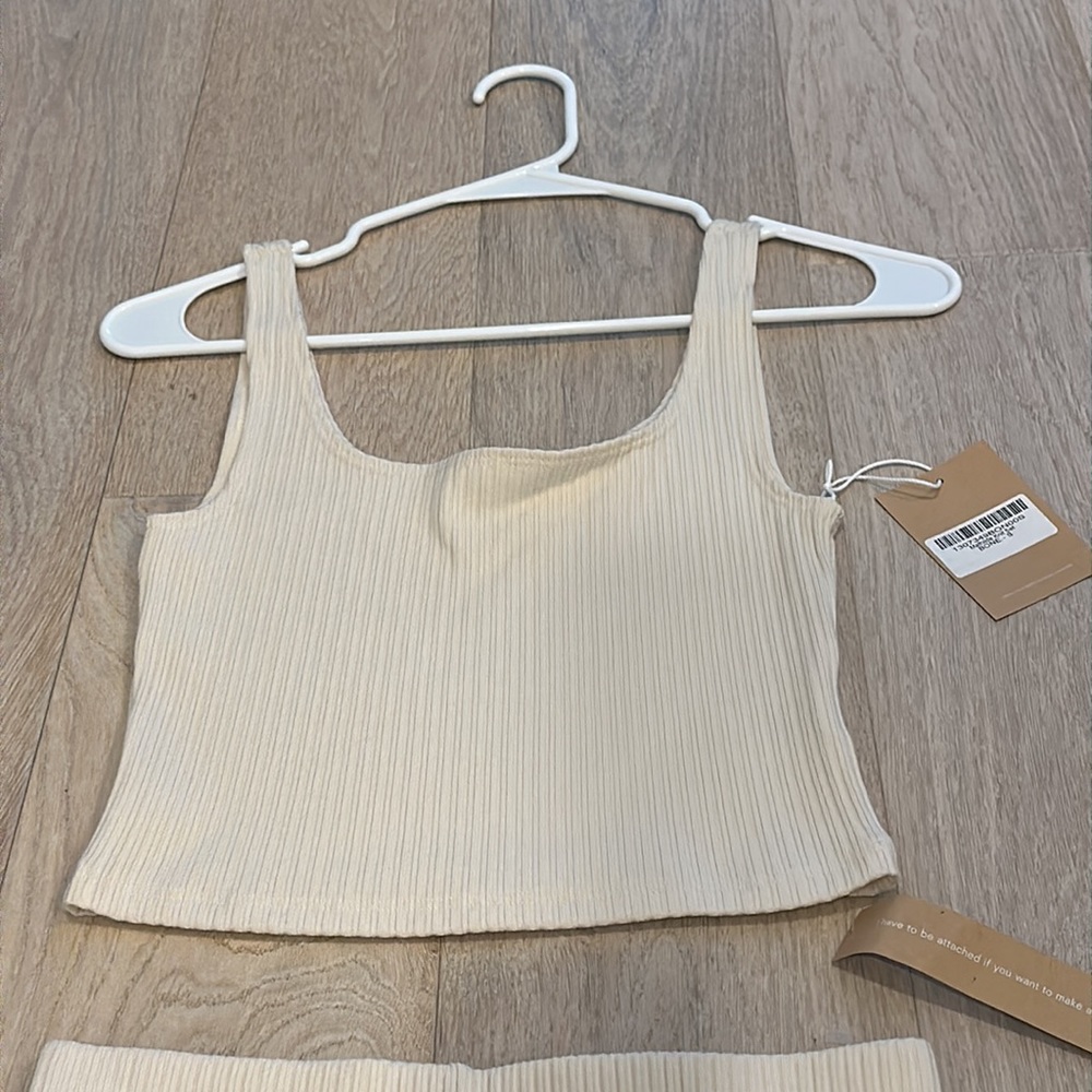 Reformation - Mathilde Knit Set - Bone - Picture 5 of 6
